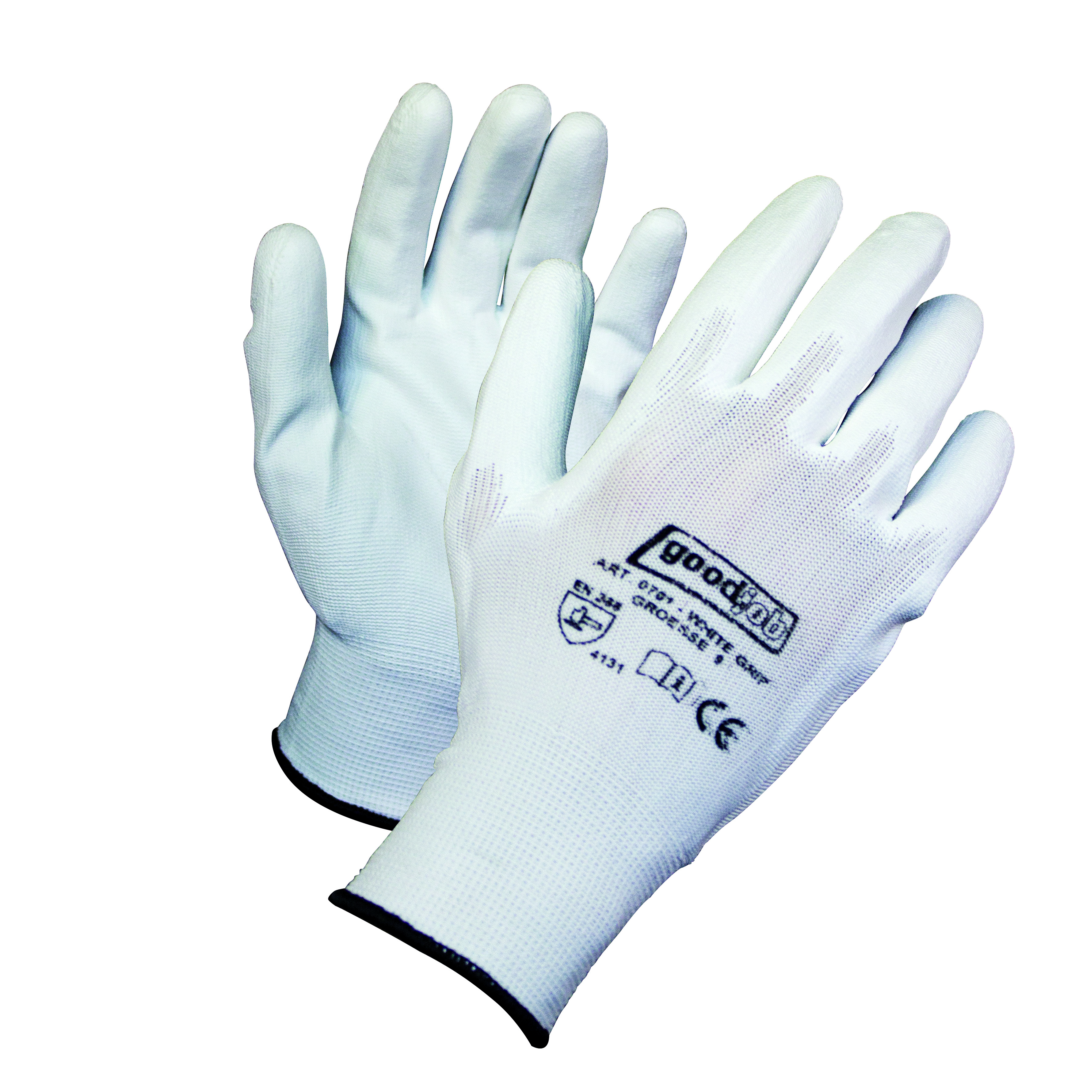 White Grip Handschuh