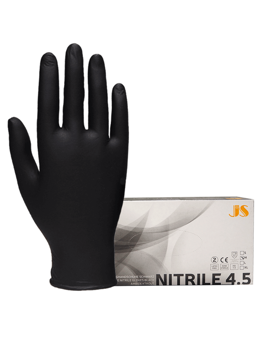 Nitril 4.5 Handschuh schwarz 100 Pkg.
